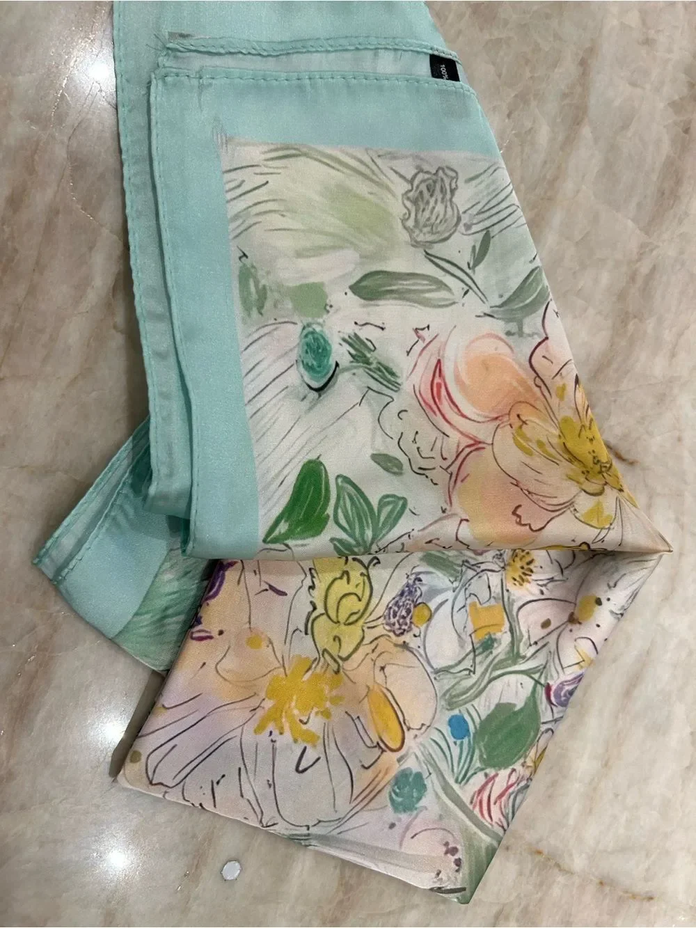 Pastel Floral Scarf S167